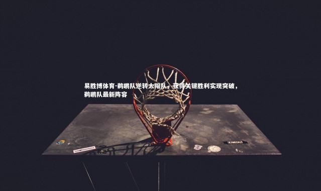 易胜博体育-鹈鹕队逆转太阳队，获得关键胜利实现突破，鹈鹕队最新阵容